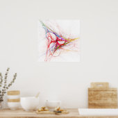 三角形ネットワーク – ポスター (キッチン)