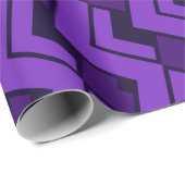 三角形バイオレット黒パタミニマルーン ラッピングペーパー (ロールコーナー)