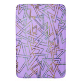 三角形パターンのアウトライン+バックグラファー。&アイディア バスマット (正面縦)