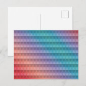 三角形パターングラデーション ポストカード (正面/裏面)