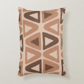 三角形パターン付き枕 アクセントクッション (正面(垂直))
