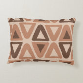 三角形パターン付き枕 アクセントクッション (裏面)