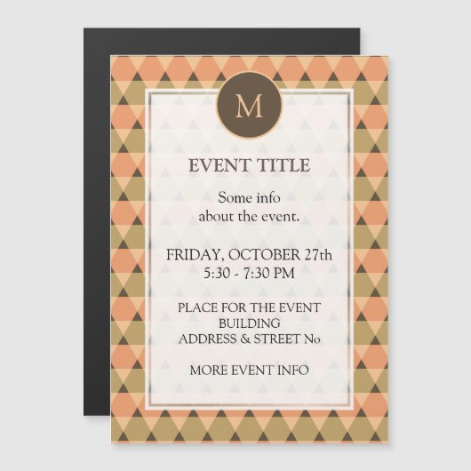 三角形パターン (正面/裏面)