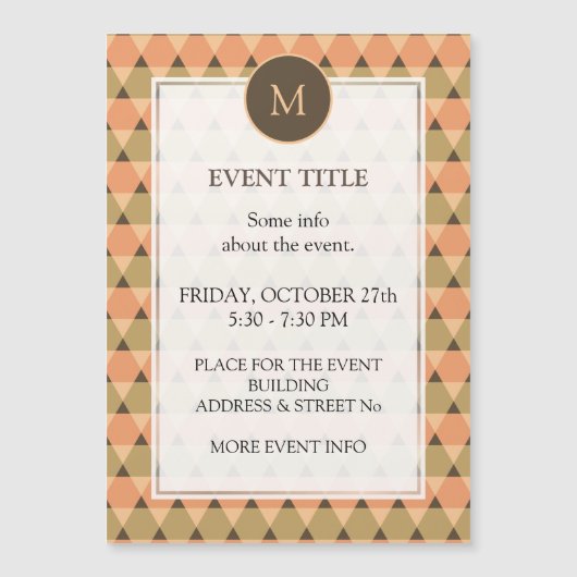 三角形パターン (正面)