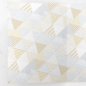 三角形パターン3 三つ折りクリスマスカード (内部最初)