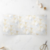 三角形パターン3 三つ折りクリスマスカード (内部)