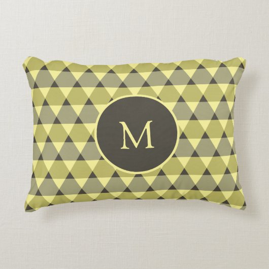 三角形パターン アクセントクッション (正面)