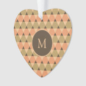 三角形パターン オーナメント (正面)