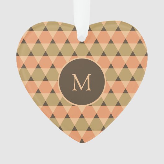 三角形パターン オーナメント (正面)