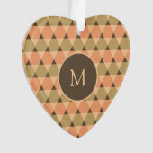 三角形パターン オーナメント (正面)