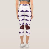 三角形パターン カプリレギンス (裏面)