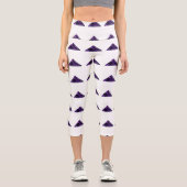 三角形パターン カプリレギンス (正面)