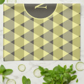 三角形パターン キッチンタオル (折り畳み)