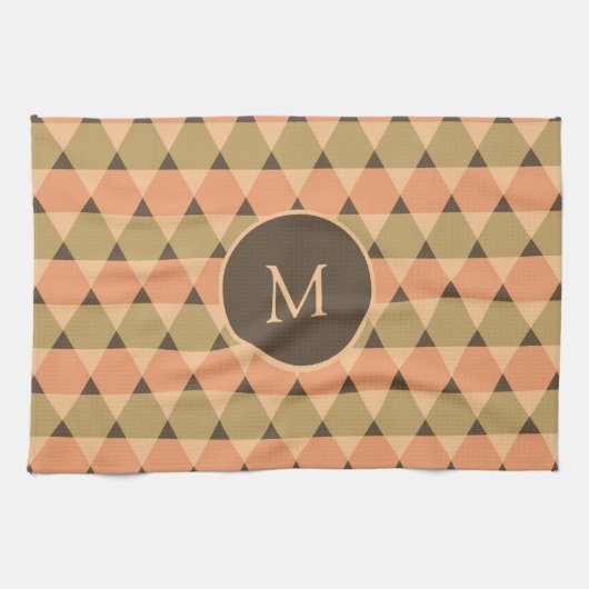 三角形パターン キッチンタオル (横)