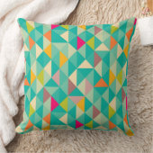三角形パターン クッション (ブランケット)
