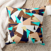 三角形パターン クッション (ブランケット)