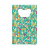 三角形パターン クレジットカード栓抜き (裏面)