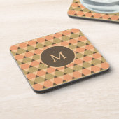 三角形パターン コースター (左側)