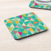 三角形パターン コースター (左側)