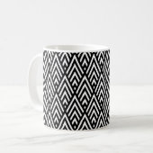 三角形パターン コーヒーマグカップ (正面左)