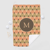 三角形パターン ゴルフタオル (インサイチュ)