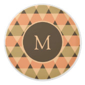 三角形パターン セラミックノブ (正面)