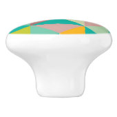 三角形パターン セラミックノブ (側面)