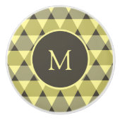 三角形パターン セラミックノブ (正面)