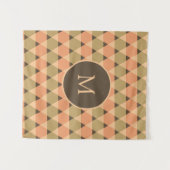 三角形パターン タペストリー (正面(横))