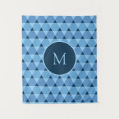 三角形パターン タペストリー (正面)