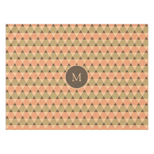 三角形パターン テーブルクロス (正面(横))