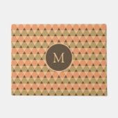 三角形パターン ドアマット (正面)