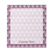 三角形パターン ノートパッド (正面)