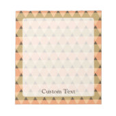 三角形パターン ノートパッド (正面)