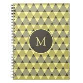 三角形パターン ノートブック (正面)