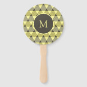 三角形パターン ハンドファン (正面)