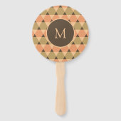 三角形パターン ハンドファン (正面)