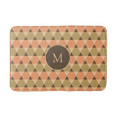 三角形パターン バスマット (正面)