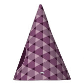 三角形パターン パーティーハット (右)