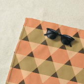 三角形パターン ビーチタオル (インサイチュ)