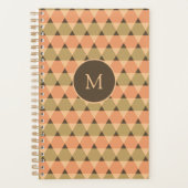 三角形パターン プランナー手帳 (正面)