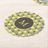 三角形パターン ペーパーコースター (アングル)