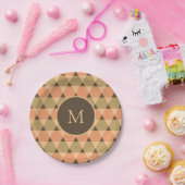 三角形パターン ペーパープレート (パーティー)