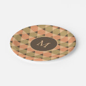 三角形パターン ペーパープレート (アングル)