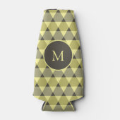 三角形パターン ボトルクーラー (正面)