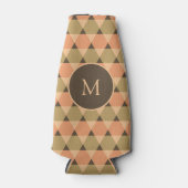 三角形パターン ボトルクーラー (正面)