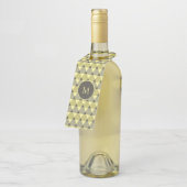 三角形パターン ボトルネックタグ (アングル)