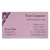 三角形パターン マグネット名刺 (正面)