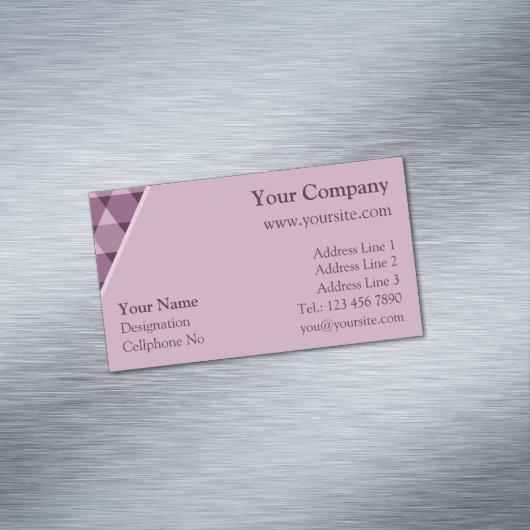 三角形パターン マグネット名刺 (インサイチュ)