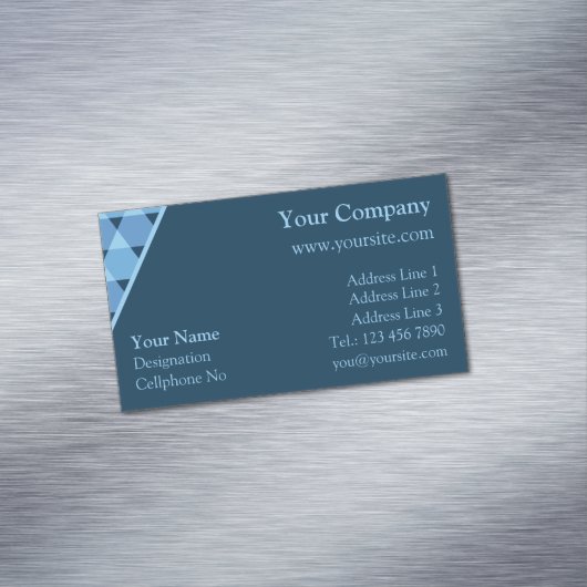 三角形パターン マグネット名刺 (インサイチュ)